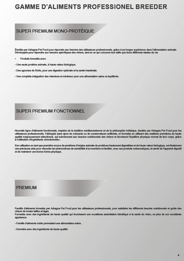 Catalogue Professionnel NéA — Gamme Breeder